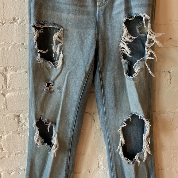 UO Ripped High Rise Jeans - Picture 2 of 7